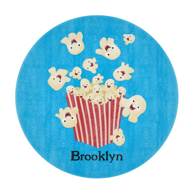 Sött roligt hoppande popcornserie (Framsidan)