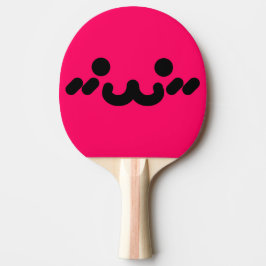 Sött Rosa Ansikte Pingisracket