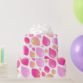 Sött Rosa Ballong Tjejig Mönster  Presentpapper