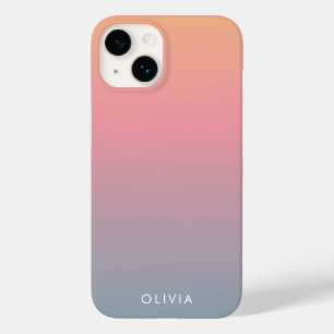 Sött Rosa Färgglatt Ombre 