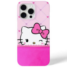 Sött Rosa Katt Mobilskal