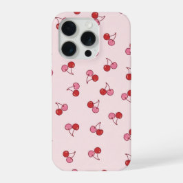 Sött rosa körsbär fruktmönster