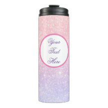 Sött Rosa Personligt Namn Glitter
