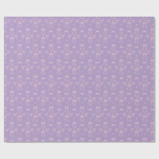 Sött Rosa Slinga Mönster | Coquette Estetik Presentpapper