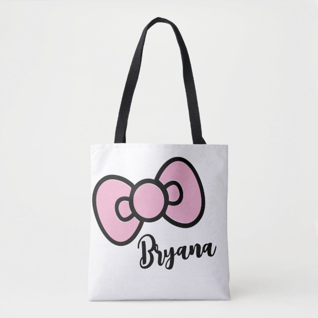Sött Rosa Slinga Whimsical  Tygkasse (Framsida)