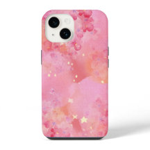 Sött rosa telefonfodral i pastellfärg - Estetiskt