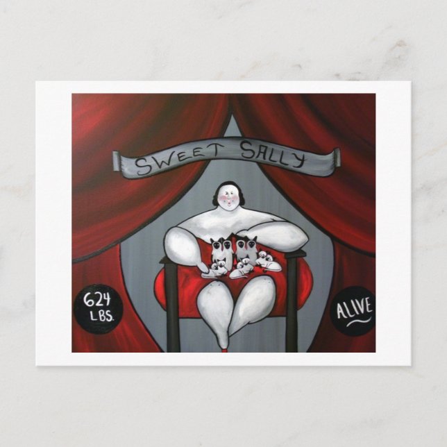 Sött Sally-vykort Vykort (Framsida)