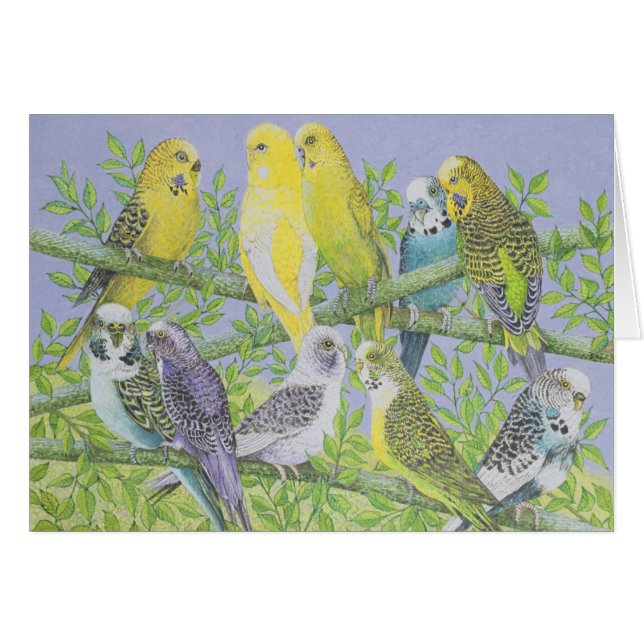 Sött samtal hälsningskort (Framsidan Horizontal)