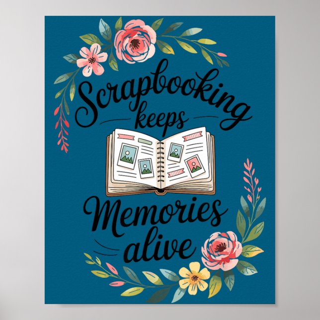 Sött scrapbooking  poster (Framsidan)