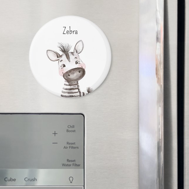 Sött sebra djur magnet (In Situ (Fridge))