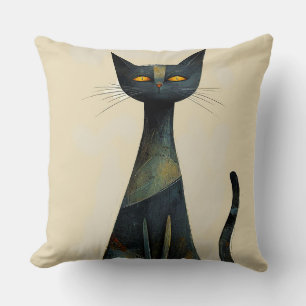 Sött serie-katt kudde