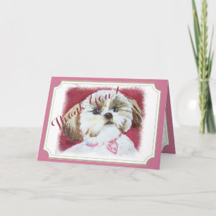 Sött Shih Tzu TACK Kort