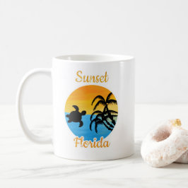 Sött solnedgång i Florida Kaffemugg