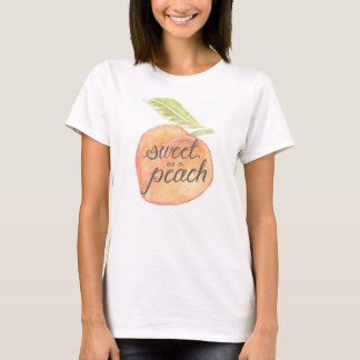 Sött som en persikaskjorta t-shirt
