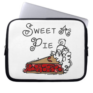 Sött som pajen laptop sleeve