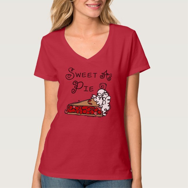 Sött som pajen t shirt (Framsida)