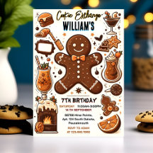 Sött sött mat Kids Cookie Exchange 7:e Birthday