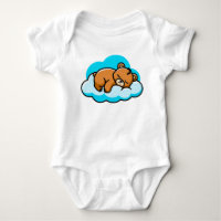 ☁️🐻 Sött sovande björn moln babypresent ✨