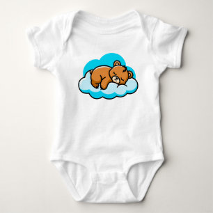 ☁️🐻 Sött sovande björn moln babypresent ✨ T Shirt