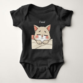 Sött Sovande Katt Jag Behöver En Liten Sövning Kaw T Shirt