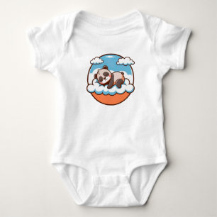 ☁️🐼 Sött sovande panda-moln present till bebisar T Shirt
