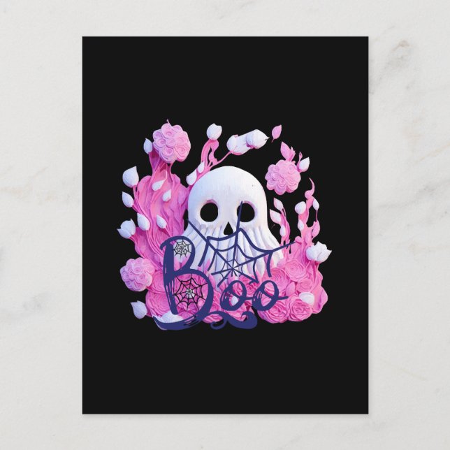 sött spöke Halloween boo-paket  Vykort (Framsida)