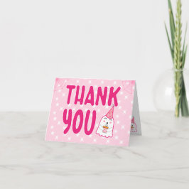 sött spöke halloween födelsedag för flicka Tack  Kort