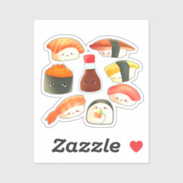 Sött Sushi Klistermärken