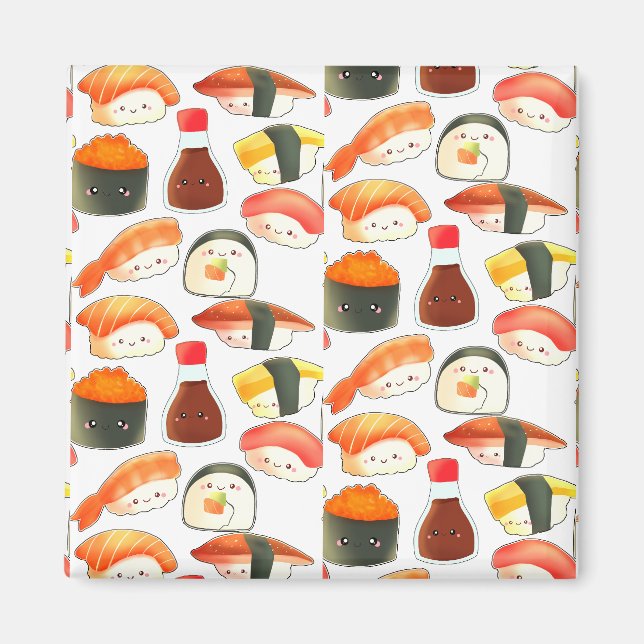 Sött Sushi Magnet (Framsidan)