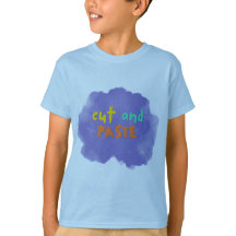 sött t-shirt för kreativa barn