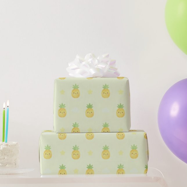 Sött tallrik-mönstrat baby-födelsedags-  presentpapper (Festgåvor)