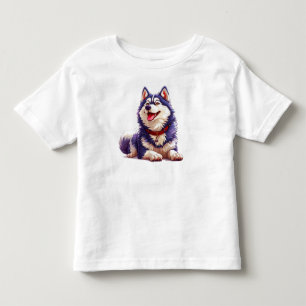 Sött Tecknat Hund T Shirt
