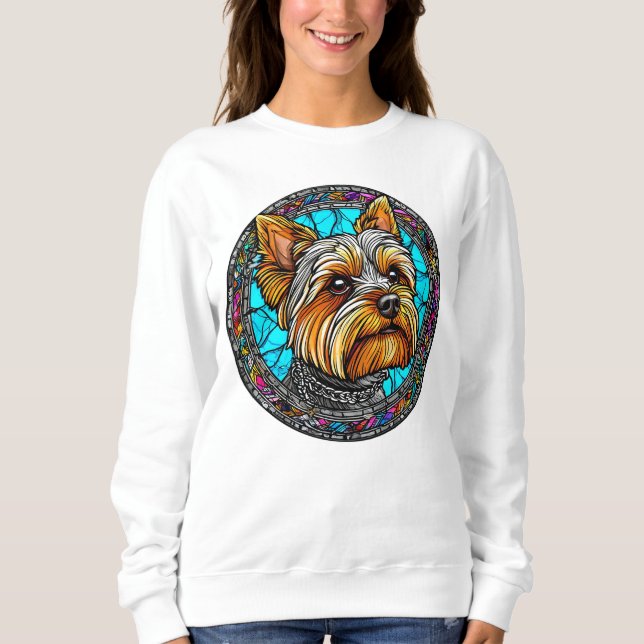 Sött Tecknat Hund T Shirt (Framsida)