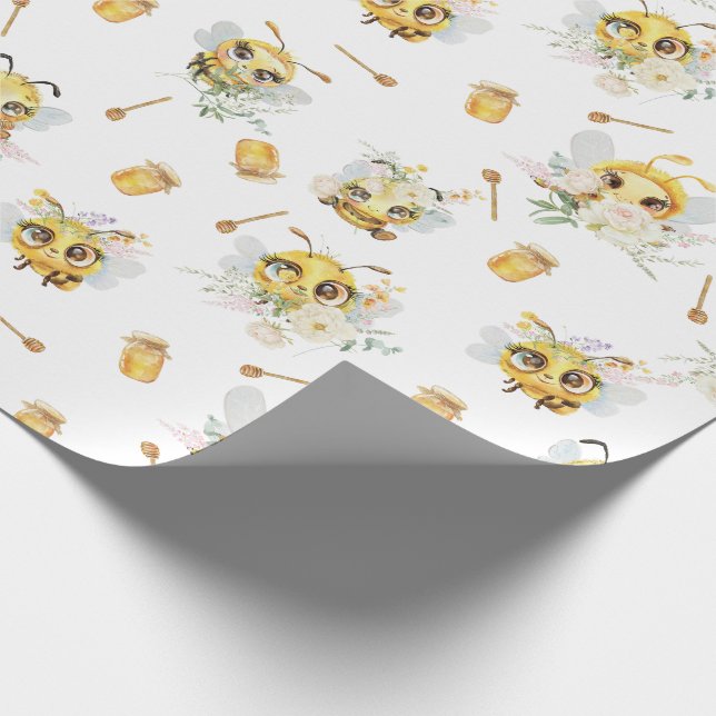 Sött till Bee' Födelsedagspresent Presentpapper (Hörn)