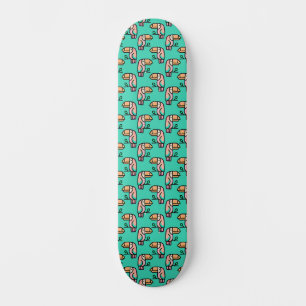 sött tropisk tukan fågel djur present för barn mini skateboard bräda 18,5 cm