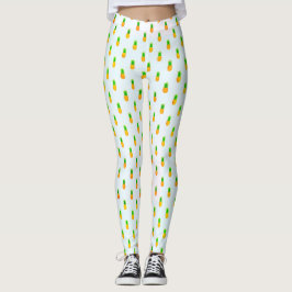Sött tropiskt ananasmönster leggings