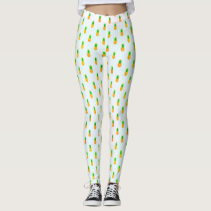 Sött tropiskt ananasmönster leggings