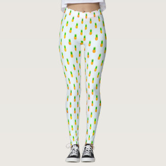 Sött tropiskt ananasmönster leggings