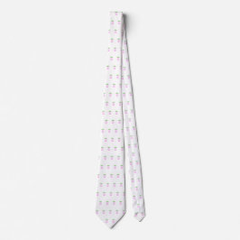 Sött tropiskt rosa ananasmönster slips