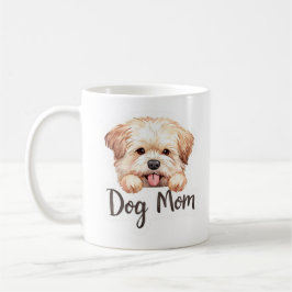 Sött Valp Hund Mamma Design  Kaffemugg