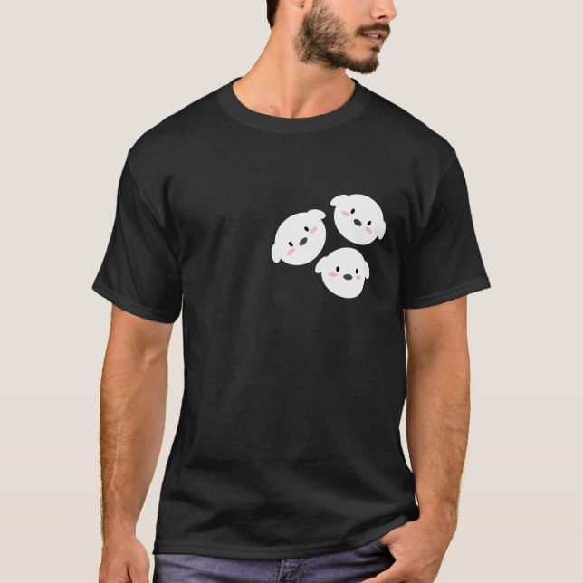 Sött Valp T Shirt (Framsida)