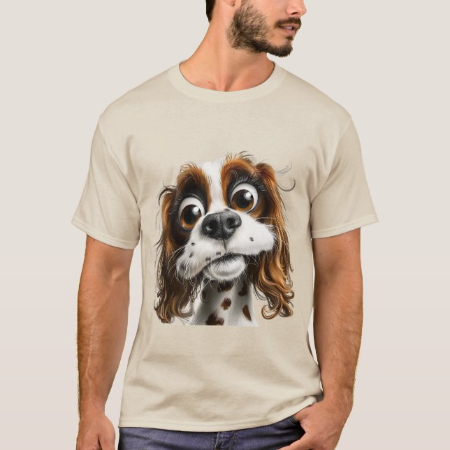 Sött valpansikte t shirt (Framsida)