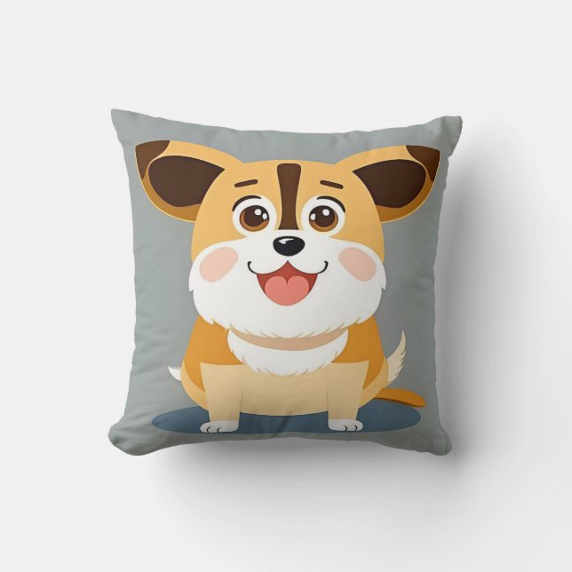 Sött Valpkawaii seriehund Kudde (Framsida)