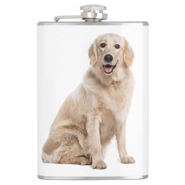 Sött valppresentat Golden Retriever Fickplunta (Framsidan)
