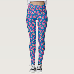 Sött vattenmelonmönster leggings