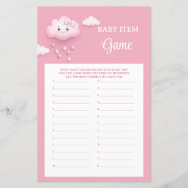 Sött vitt fluffigt leende moln 9 Baby Sak Spel