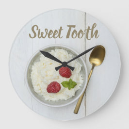 Söttandpudding med hallondessert stor klocka