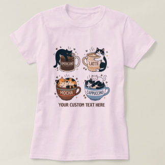 SöttKatt Kaffe Mugg Roliga Grafik T Shirt