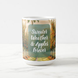 Sötväder och äpplen för alltid | kaffemugg