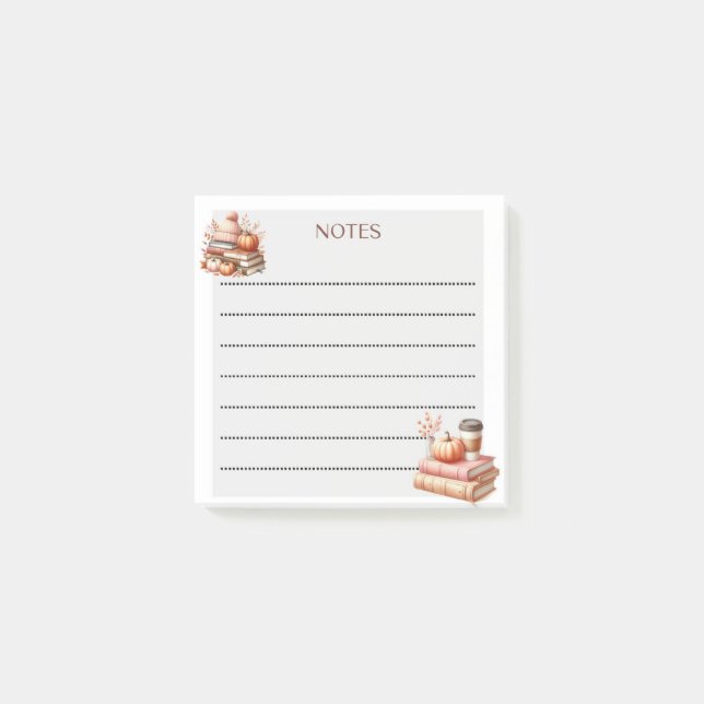 Sötväderskript - hösten post-it block (Framsida)